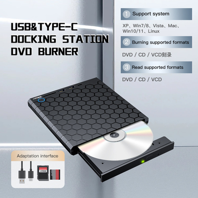 CD-DVD esterno USB 3.0 USB C CD-RW Drive DVD-RW Burner Recorder