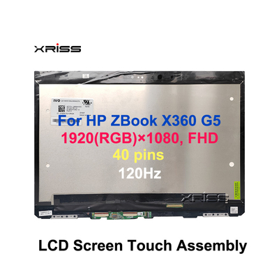 15.6 LCD LED touch screen assembly per HP ZBook Studio x360 G5 FHD 40 pin